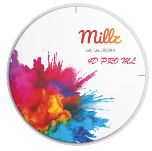 Заготовка циркониевая Millz 4D PRO ML A1 98/12 мм  