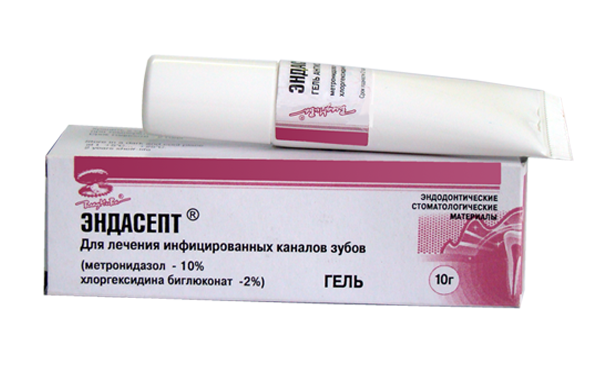 Эндасепт гель (10г) для лечения инфицир.каналов, ВладМиВа