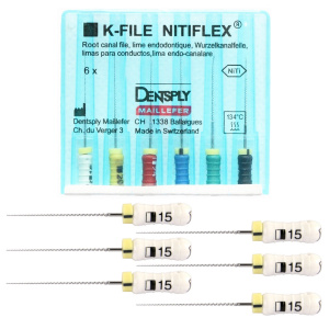 К-File NITIFLEX 25мм №15 (6шт), A012N02501512, МАЛИФЕР