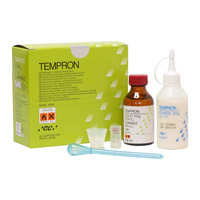 Темпрон (Tempron), Самоотверждаемая пластмасса для временных коронок и мостов, 100г+104мл, 003439, GC