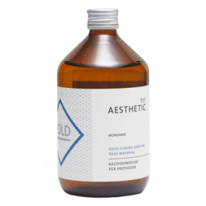 Мономер холодной полимеризации AESTHETIC Blue Monomer (500мл), Candulor 