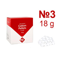 Ватные шарики №3 (Cotton pellets №3), 18г, 33263, PD