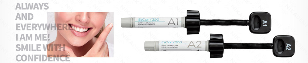 ЭсКом250 – наногибридный композитный материал для пломбирования боковых зубов
