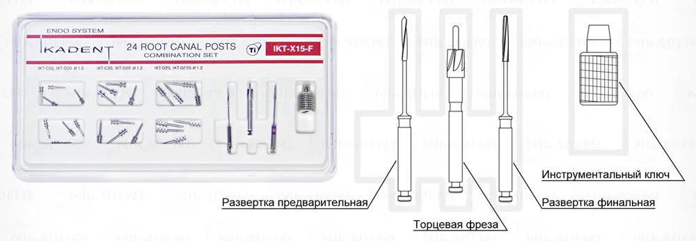 Титановые штифты IKADENT Титановые штифты IKADENT