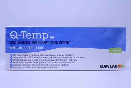 Кью-Темп Аутомикс (Q-Temp AutoMix Intro), цемент для временной фиксации, белый, 5мл+10нак., 100014, BJM