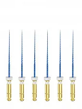 Машинные файлы MG3 II Blue 25мм 03 №15, стерильные файлы, никель-титан, 6шт, ЕВРОФАЙЛ