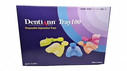 Ложки оттискные для снятия слепков Implant Tray DentiAnnTray100, набор (100шт), Seil Global