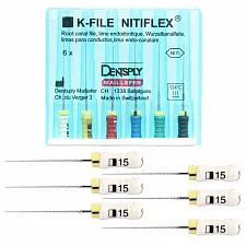 К-File NITIFLEX 25мм №15 (6шт), A012N02501512, МАЛИФЕР