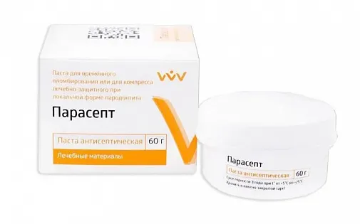 Парасепт, антисептический компресс, 60г, ВладМиВа