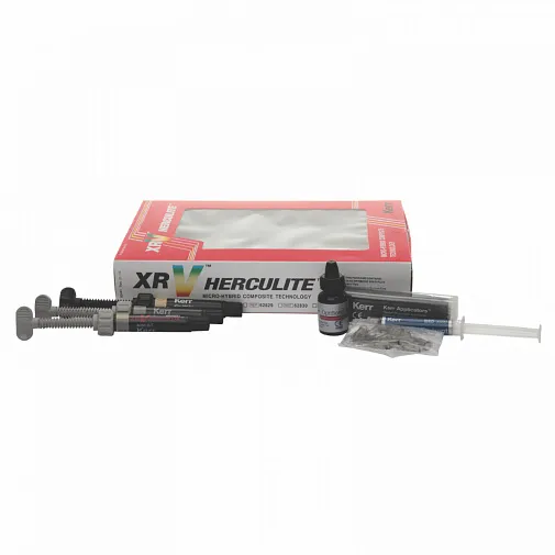 Геркулайт XRV Мини Кит (Herculite XRV Mini Kit), 3шпр.x3гр+ Бонд 3мл, 62829, KERR