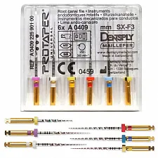 Машинные файлы ProTaper 31мм ассорти (6шт),SX-F3, A040923190112/A041523190112, МАЛИФЕР