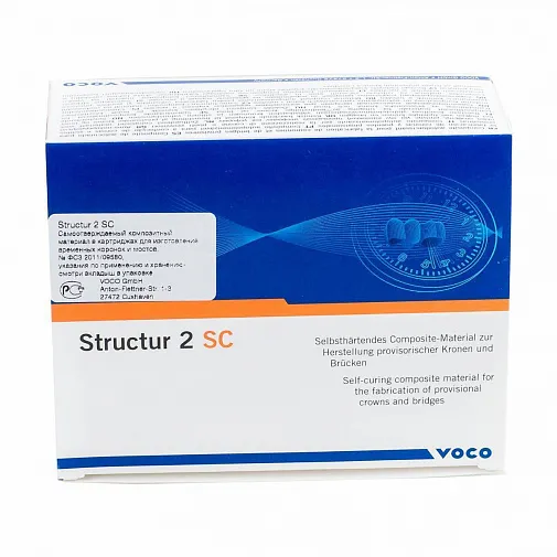 Структур 2 СЦ (Structur 2 SC), B1, м-л для временных коронок, 76г,1482 , Voco