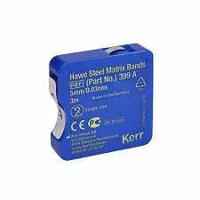 Матричная лента металл. 5мм*0,03мм, Hawe Steel Matrix Band, 399А, KERR