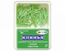 1.183 Клинья деревянные зелёные (100шт), ТОР ВМ
