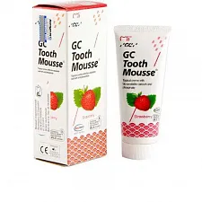 Тусс Мусс (Tooth Mousse), для снижения чувствительности, 40г, Клубника, GC
