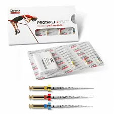 Протейпер Некст (Protaper Next) Машинные файлы 25мм асс, 3шт, A08032259A003, МАЛИФЕР