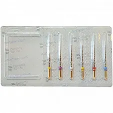 Протейпер Голд (Protaper Gold) стерильные файлы 25мм ассорти SX-F3, 6шт, A0409225G0103 МАЛИФЕР