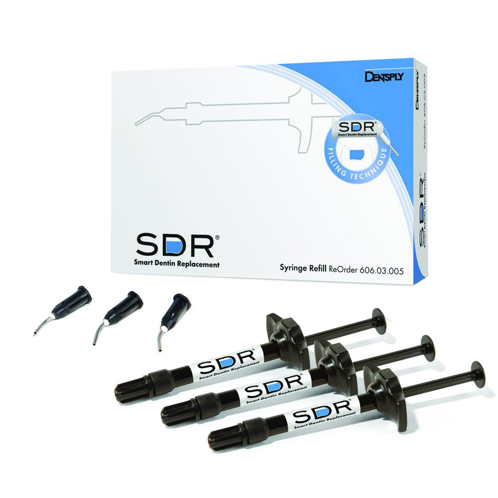 Тамбовский сдр. Композит жидкотекучий SDR, (шпр. 1 Г). SDR (СДР) Syringe Refill набор, базовый текучий композитный материал (3шт х 1 г). Жидкотекучий композит SDR Refil. SDR (15 шт.) Текучий материал для пломб, Dentsply.