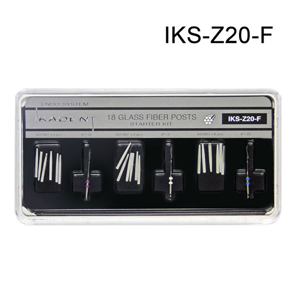 Штифты стекловолоконные набор IKS-Z20-F, IKADENT