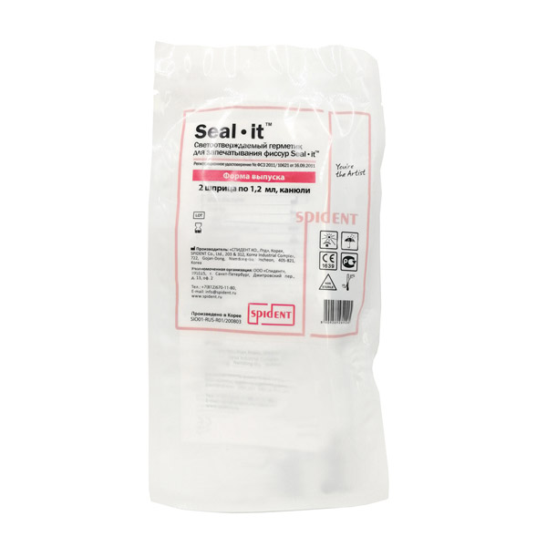 Seal-It, фиссурный герметик, 2шпр х1,2г, Spident