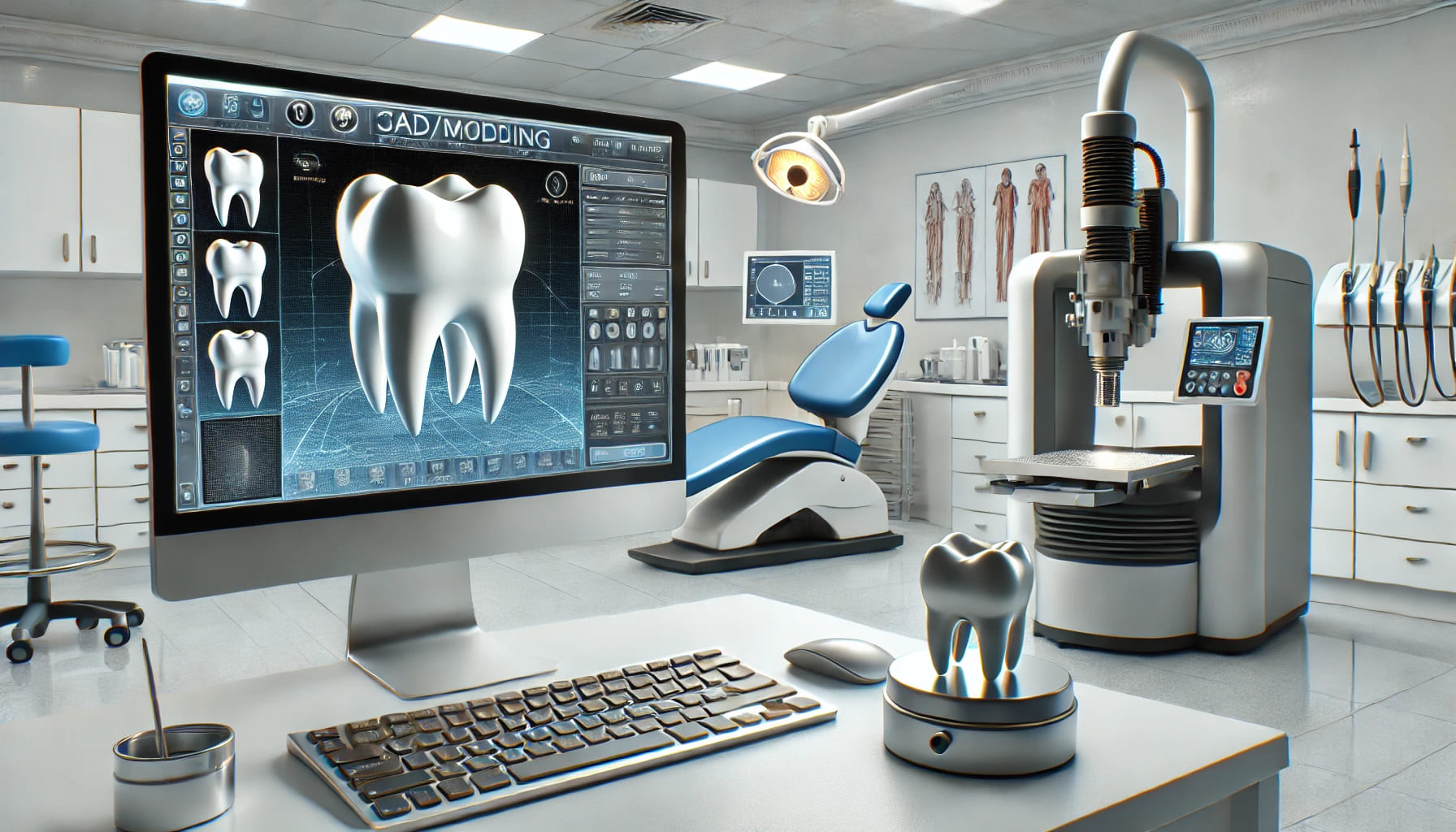Вклад технологии CAD/CAM в изготовление реставраций с опорой на имплантаты и винтовым креплением
