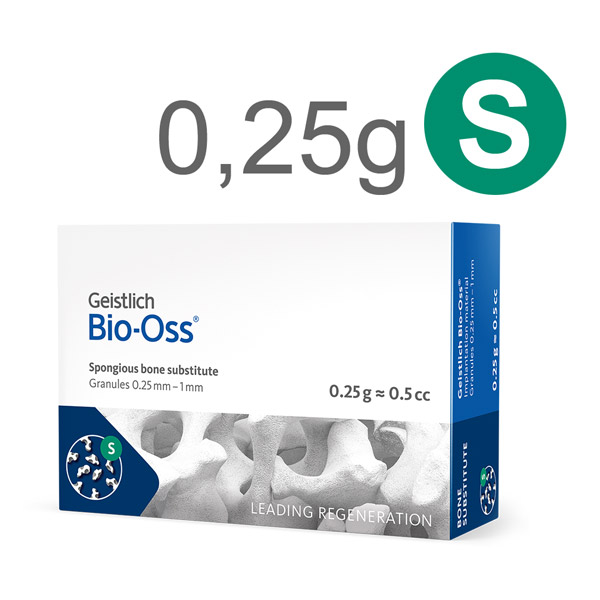 Био-Осс (Bio-Oss), S, гранулы, 0.25мм-1мм, (0.25г), Geistlich
