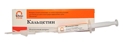 Кальцетин паста  (7г), № ТД-004-01-007, ТЕХНОДЕНТ