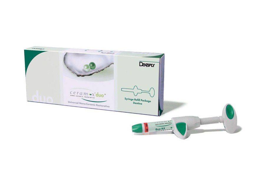 Церам-Икс Дуо плюс (Ceram-X Duo+), E2, эмаль, шприц, 3г, 60701358, ДЕНТСПЛАЙ