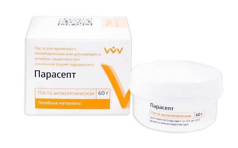 Парасепт, антисептический компресс, 60г, ВладМиВа