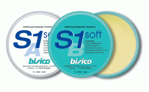 Бисико S1 Софт Патти (Bisico S1 Soft Putty), высокоточный пластичный базовый материал, 2х300мл, 01060, Бисико