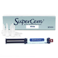 ЧамСуперЦем (SuperCem),белый, композитный самопротравливающий цемент, 1шпр.х5мл+10+10, DentKist