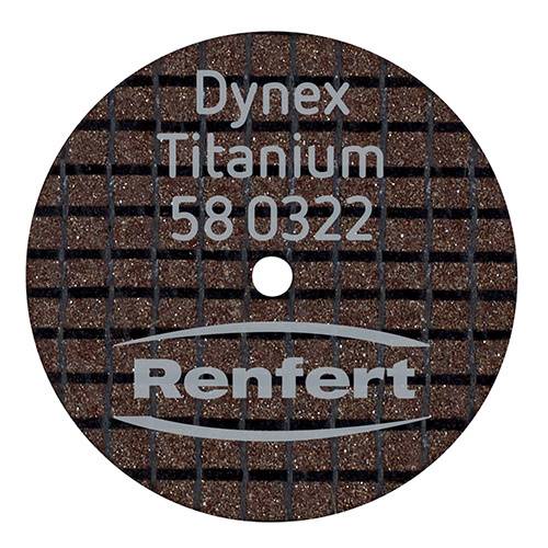 Диски отрезные Dynex Titanium 0.3х22мм (20шт) #58-0322, RENFERT