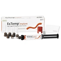ЭсТемп Имплант (EsTemp Implant), Временный композитный цемент, 1шпрх8г+6, Spident