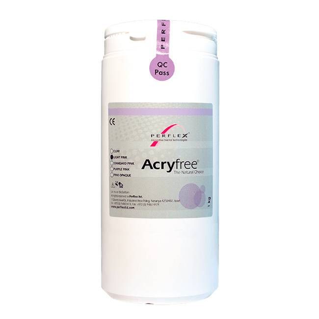Перфлекс PERFLEX термопластичный материал Acry Free 1кг. розовый (Standard Pink) арт. 33003