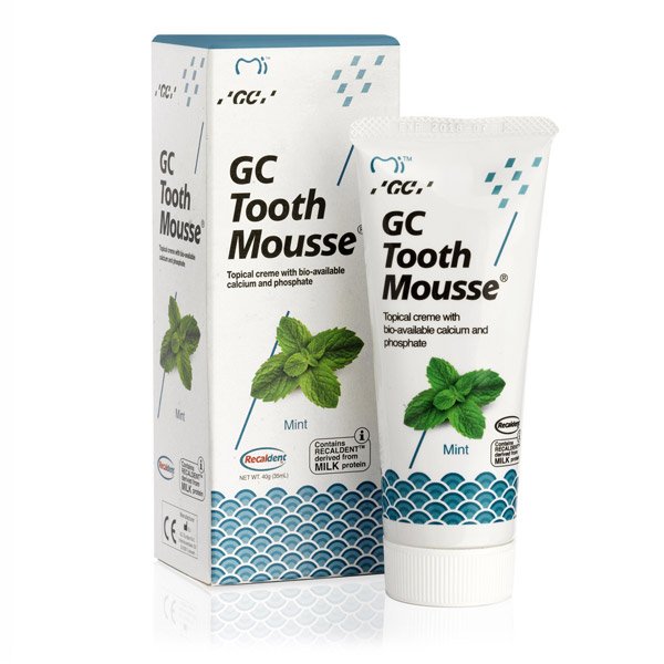 Тусс Мусс (Tooth Mousse), для снижения чувствительности, 40г, Мята, GC