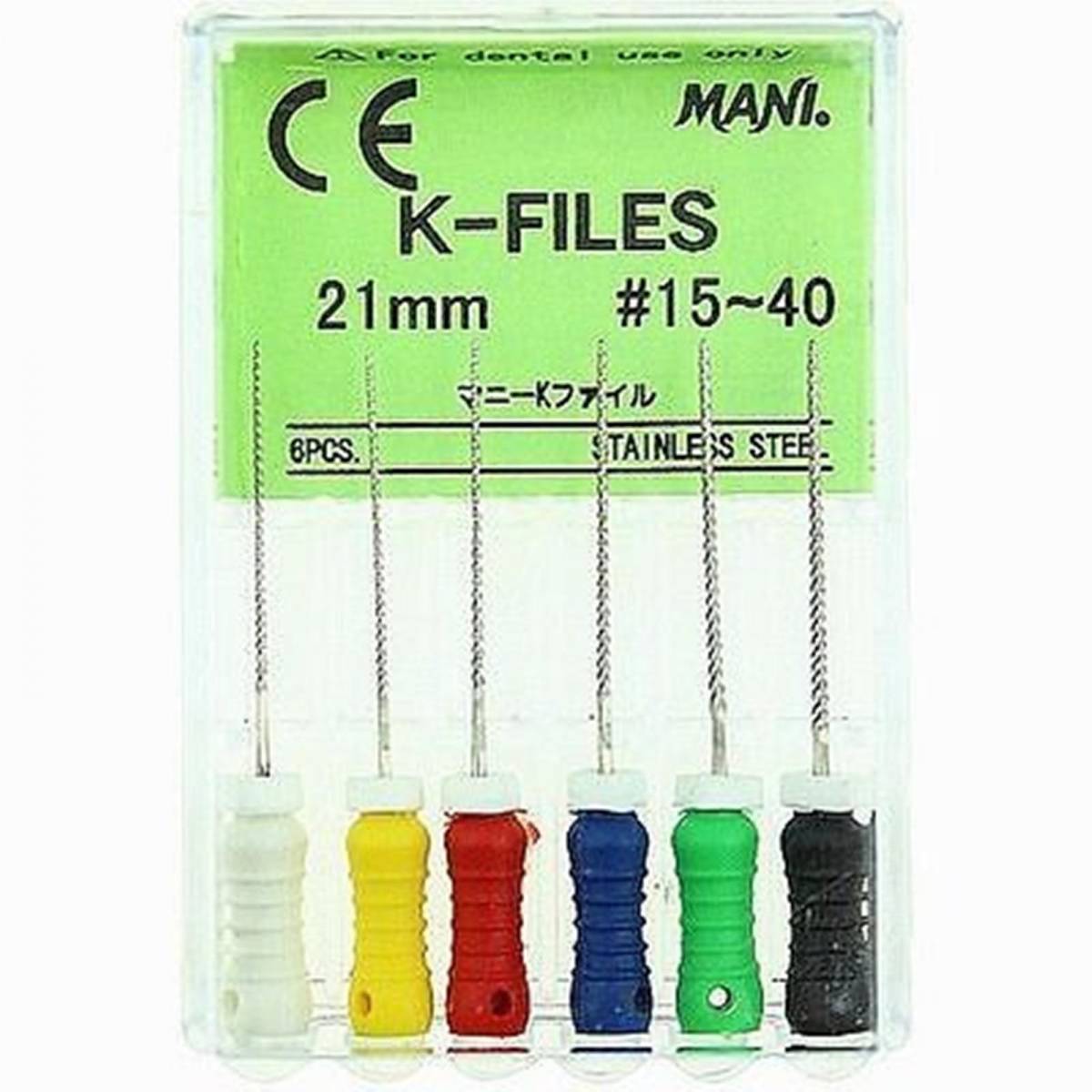 К-FILES 21мм №15 (6шт), МАНИ
