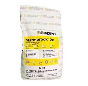 Гипс Marmorock 20 IV КЛАСС (5 КГ) золотой коричневый, 200599, Siladent