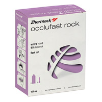 Окклюфаст Рок (Occlufast Rock), Силикон для регистрации прикуса, 2х50мл+12мл, C200726 ,Zhermack