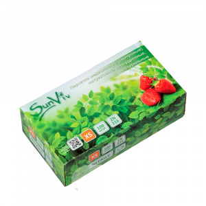 Перчатки нитриловые XS (5-6), 100шт, розовые, ZN 316, SunViv
