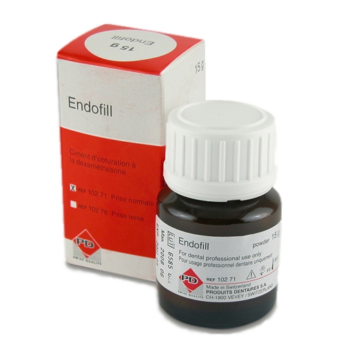 Эндофилл (Endofill Powder), порошок для пломбирование каналов, 15г, 10271, PD