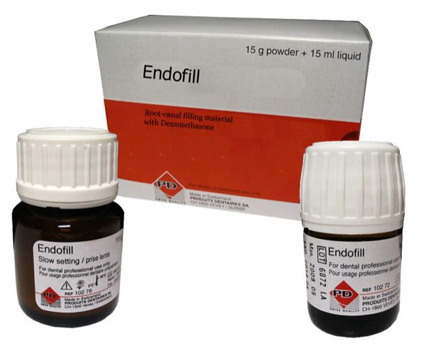 Эндофилл (Endofill), набор для постоянной обтурации корневых каналов, 15г+15мл, 10270, PD