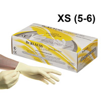Перчатки латексные XS (5-6), 100шт, Dr.Klauss