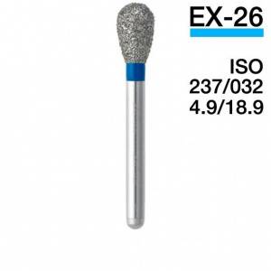 Боры алмазные EX-26 (5шт), МАНИ