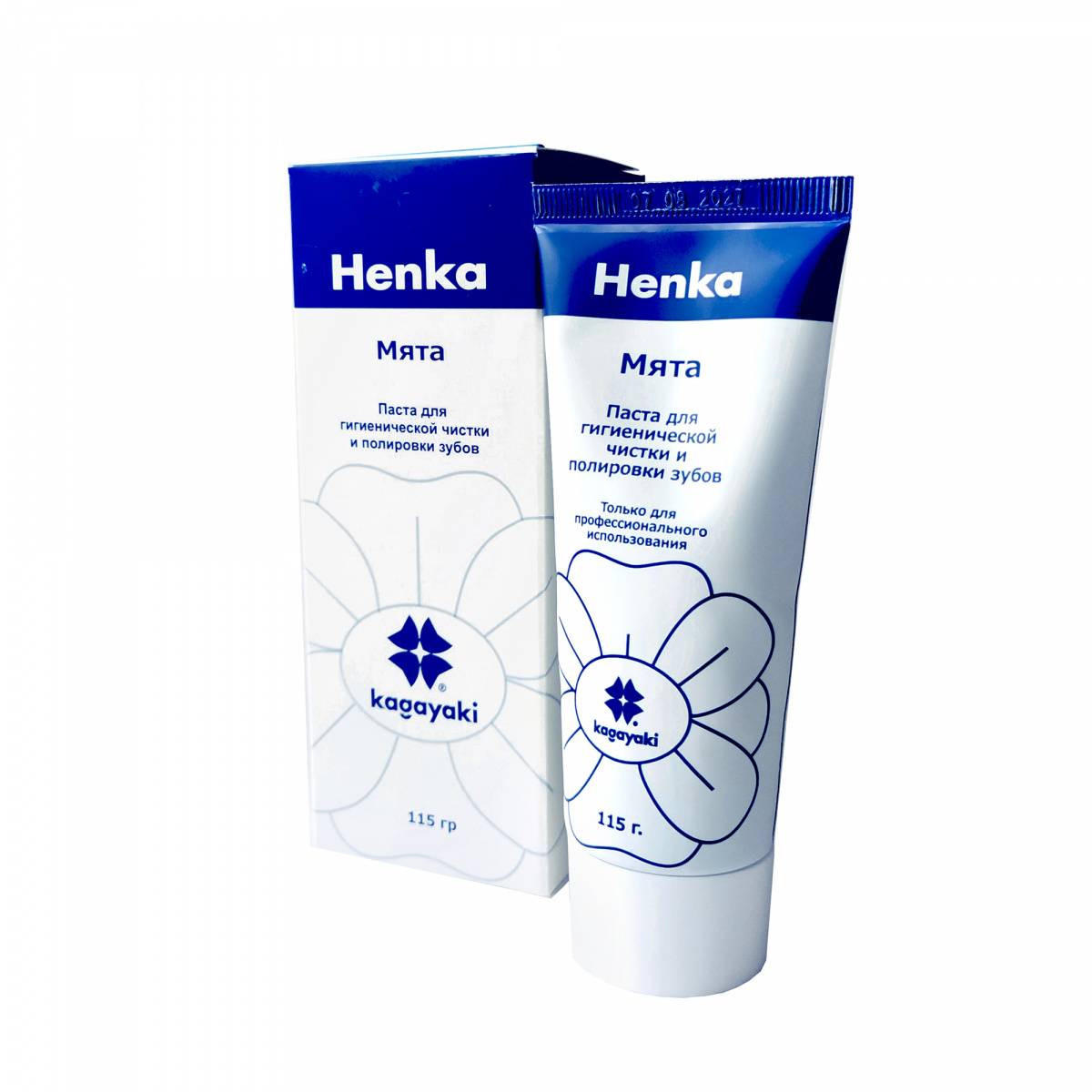 Паста шлифовальная Henka мята, 115г, KAGAYAKI