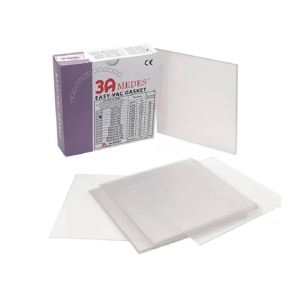 Пластины EV Gasket для изгот. ортодонт. шин, круглые, Splint 040 (125х1,0мм), 25шт, 3A MEDES