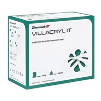 Виллакрил IT (Villacryl IT), пластмасса для изготовления индивидуальных слепочных ложек, 750г+200мл, зеленый, V140ZZ04, Zhermack