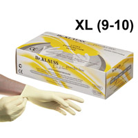 Перчатки латексные XL (9-10), 100шт, Dr.Klauss