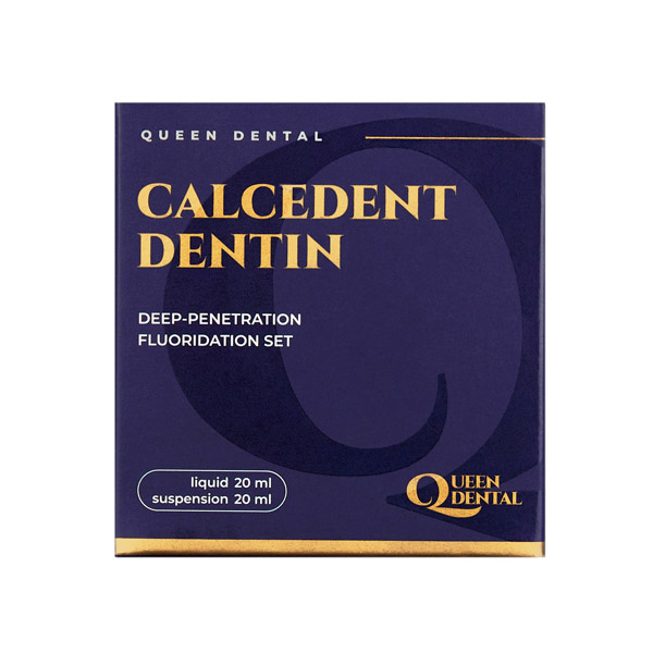 Кальцедент дентин (Calcedent dentin KIT), набор, 20мл+20мл, FP2020CE000, Queen Dental