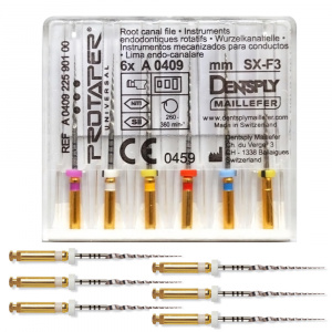 Машинные файлы ProTaper 25мм S2 (6шт) (Протейпер), A041022510212, МАЛИФЕР