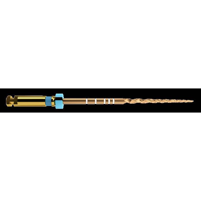 Протейпер Голд (Protaper Gold) стерильные файлы 25мм F3, 6шт, A0411225G0303, МАЛИФЕР